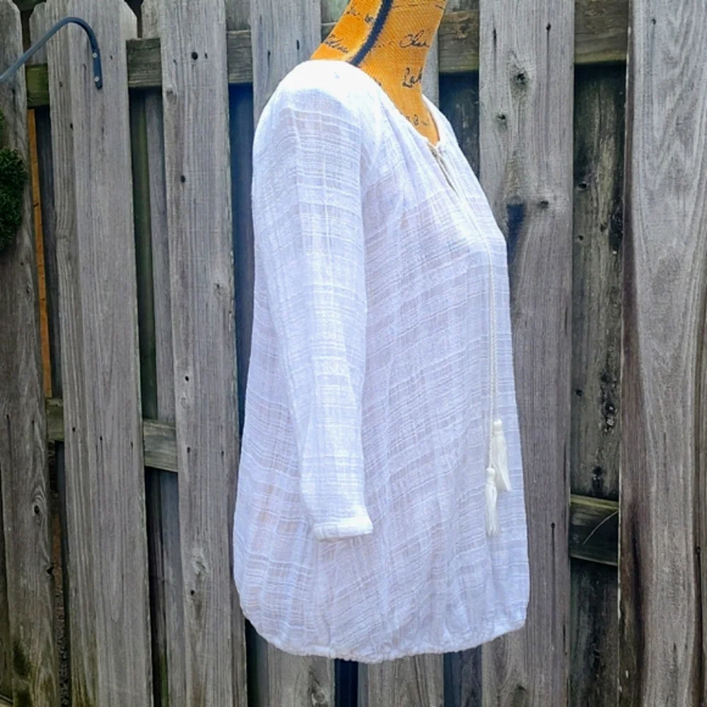 Liz Lange 100% Cotton Gauze Maternity Top